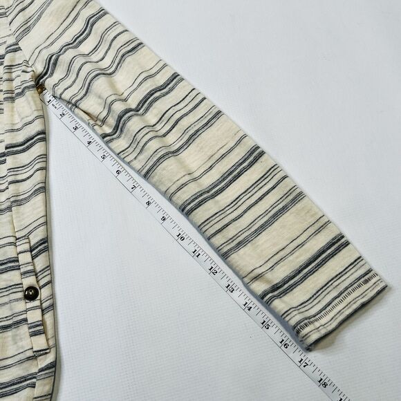 Anthropologie Saturday Sunday Womens Medium Stripe Long Sleeve Open Knit Jacket - Picture 8 of 10